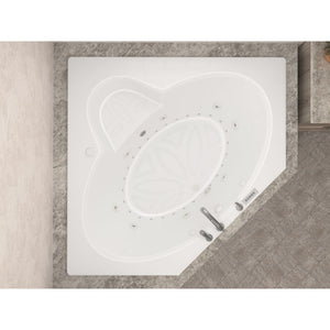 Atlantis Whirlpools Sublime 60 x 60 Corner Jetted Bathtub 6060S