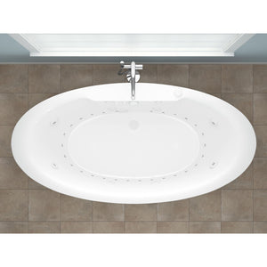 Atlantis Whirlpools Suisse 34 x 68 Oval Freestanding Bathtub 3468S
