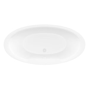 Atlantis Whirlpools Suisse 34 x 68 Oval Freestanding Bathtub 3468S