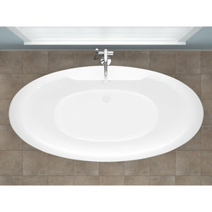 Atlantis Whirlpools Suisse 34 x 68 Oval Freestanding Bathtub 3468S