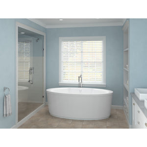 Atlantis Whirlpools Suisse 34 x 68 Oval Freestanding Bathtub 3468S