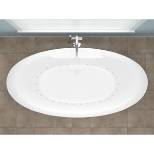 Atlantis Whirlpools Suisse 34 x 68 Oval Freestanding Bathtub 3468S