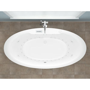 Atlantis Whirlpools Suisse 34 x 68 Oval Freestanding Bathtub 3468S