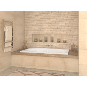 Atlantis Whirlpools Vogue 42 x 72 Rectangular Air & Whirlpool Jetted Bathtub 4272VDR