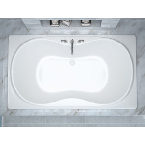 Atlantis Whirlpools Whisper 42 x 72 Rectangular Soaking Bathtub 4272WS
