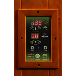 Dynamic Avila Elite 1-2-person Ultra Low EMF (Under 3MG) FAR Infrared Sauna (Canadian Hemlock) DYN-6103-01 Elite