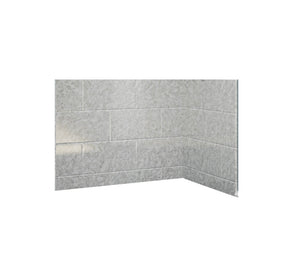 Avora Bath 11x20 SilverStone Acrylic Alcove Shower System 60"W x 34"D 6034RTAV60361120TRSWS