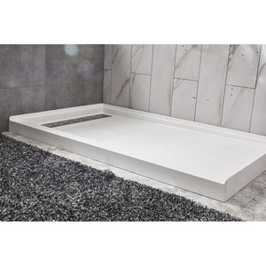 Avora Bath Low Step Right Trench 60'' W 36'' D Shower Base