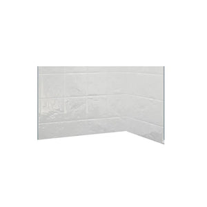 Avora Bath 12x12 Tile White Acrylic Alcove Shower Walls 60"W x 36"D x 96"H AV60361212TLSWS