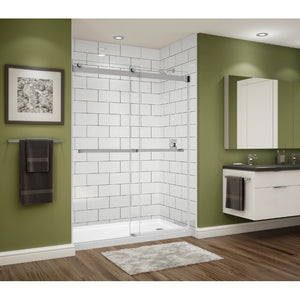 Avora Bath 12x6 Tile White Acrylic Alcove Shower Walls 60"W x 36"D x 96"H AV60361206