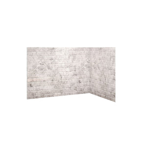 Avora Bath 60"W x 34"D x 96"H Subway Tile LimeStone Acrylic Alcove Shower System 6034CAV6036LSSWS
