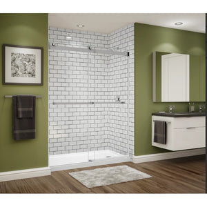 Avora Bath Illusions White Acrylic Alcove Shower Walls 60"W x 36"D x 96"H AV6036TSW