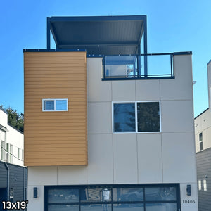 Bon Pergola 13'x19' Motorized Louver with Edge Lighting Villa Pergola VP-6425 (6 Posts) 3 Posts for WM)