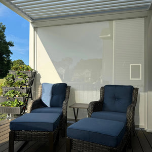 Bon Pergola Wind Resistant Screen for Villa Pergola SCN