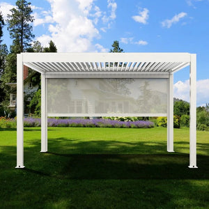 Bon Pergola Wind Resistant Screen for Villa Pergola SCN