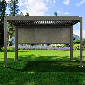 Bon Pergola Wind Resistant Screen for Villa Pergola SCN