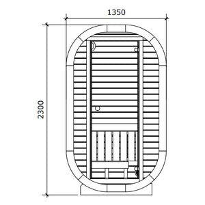Celsium Ula Micro Compact Outdoor Sauna