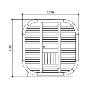 Celsium Ula Mini Outdoor Sauna