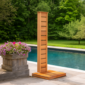 Dundalk Sunlight Outdoor Shower - Clear Red Cedar 510S