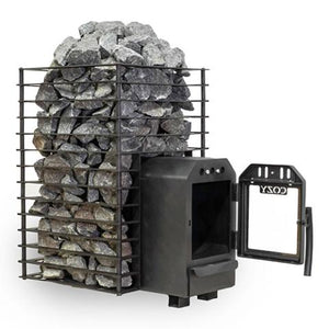 Cozy Heat Quattro Thru-Wall 12kW Wood Burning Sauna Stove 4745010348266