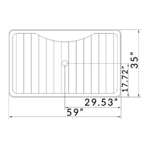 Platinum Free-Standing Steam Shower for Two | 59” x 35” x 87” DZ-956F8-Black