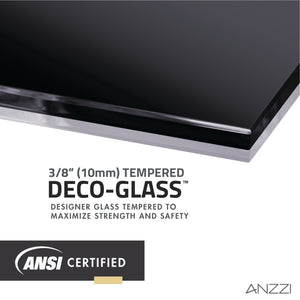 Anzzi Raymore Series 60 in. x 62 in. Frameless Sliding Tub Door SD-AZ8080-01