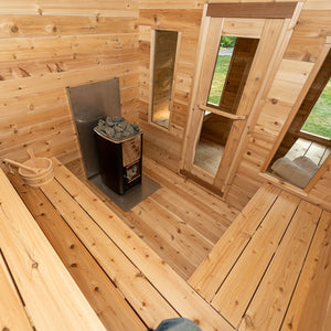 Dundalk Canadian Timber CT Georgian Cabin Sauna with Changeroom CTC88CW