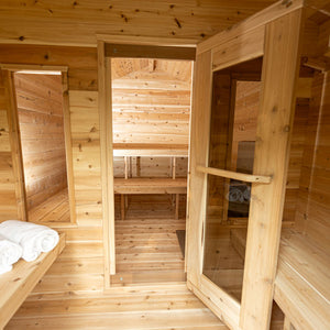 Dundalk Canadian Timber CT Georgian Cabin Sauna with Changeroom CTC88CW