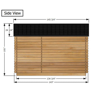 Dundalk Canadian Timber CT Georgian Cabin Sauna with Changeroom CTC88CW