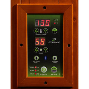 Dynamic Madrid Elite 3-person Ultra Low EMF (Between 3-5MG) FAR Infrared Sauna (Canadian Hemlock) DYN-6310-04 Elite