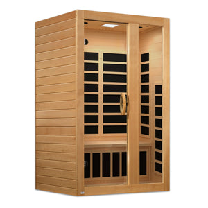 Dynamic Serena 2-person Low EMF (Between 5-10MG) FAR Infrared Sauna (Canadian Hemlock) DYN-6229-01