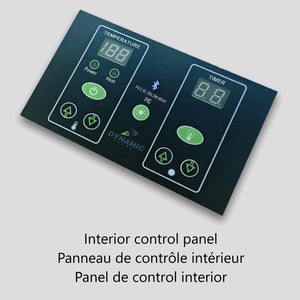 Dynamic Serena 2-person Low EMF (Between 5-10MG) FAR Infrared Sauna (Canadian Hemlock) DYN-6229-01
