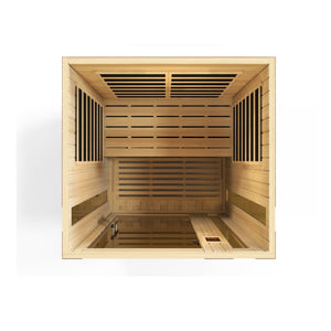 Dynamic Vittoria Elite 2-person Ultra Low EMF (Between 3-5MG) FAR Infrared Sauna (Canadian Hemlock) DYN-6220-01 Elite