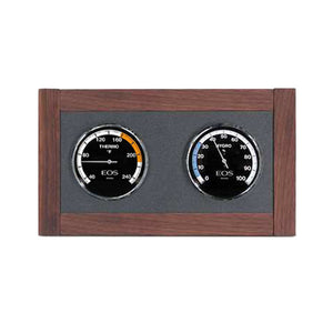 EOS Lux Climate Station Fahrenheit Solid Wood-Framed Thermometer & Hygrometer, Fahrenheit