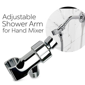 Ella's Bubbles Handheld Shower Arm and 24” Slider Attachment 4 Piece Kit HSAS