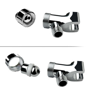 Ella's Bubbles Handheld Shower Arm and 24” Slider Attachment 4 Piece Kit HSAS