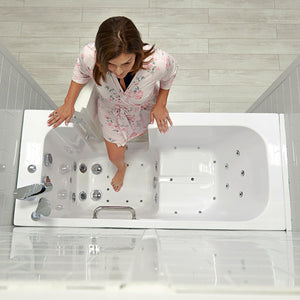 Ella's Bubbles Lounger 27"x60" Acrylic Walk-In Bathtub with 2 Piece Fast Fill Faucet OA2660