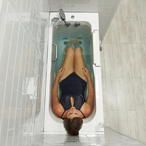 Ella's Bubbles Lounger 27"x60" Acrylic Walk-In Bathtub with 2 Piece Fast Fill Faucet OA2660