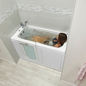 Ella's Bubbles Lounger 27"x60" Acrylic Walk-In Bathtub with 2 Piece Fast Fill Faucet OA2660