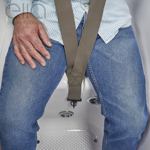 Ella's Bubbles Mount & Clip Seat Belt for Walk‑In Tub Stability or Molded Shower Seat