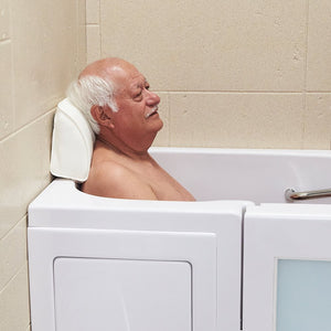 Ella's Bubbles Small 10″ x 7.5″ Head Pillow with 2-Suction-Cups for Walk-In Bathtubs EHEADRESTSM