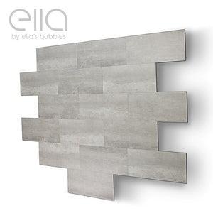 Ella's Bubbles “12″ × 24″ Grout‑Free T&G Shower Wall Tile TGSW