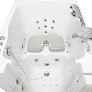 Ella's Bubbles 20 ½″ W × 13″ L × 3 ½″ H Jet‑Cutout Seat Riser Pillow for Walk‑In Tubs SeatRiser‑3U