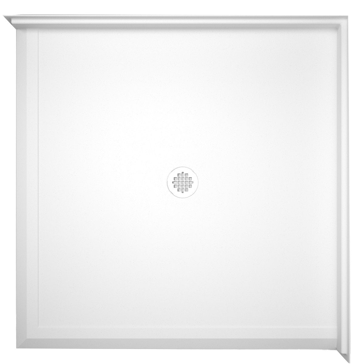 Ella's Bubbles “50″ × 50″ Roll-in ADA Compliant Shower Base 50×50 – Center Drain ELB4848 BF DE C