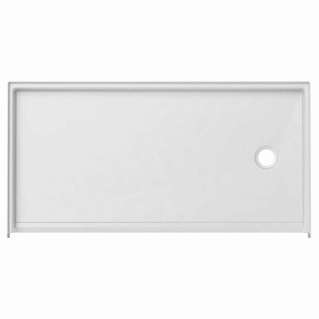 Ella's Bubbles 54″ × 30″ Roll-in Wheelchair ADA Compliant Shower Pan – Left/Right Drain ELB5430 BF 1.0
