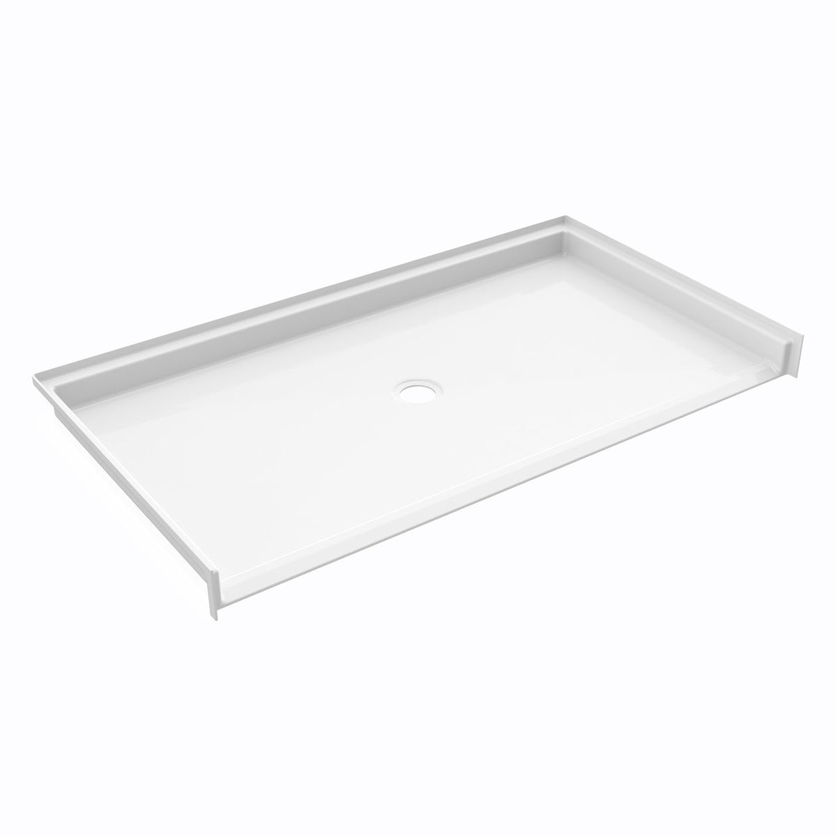 Ella's Bubbles “60″ × 32″ Residential Roll‑In Accessible Shower Pan – Center Drain ELB6033 BF .75 C