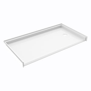 Ella's Bubbles 60″ × 32″ Roll‑In Wheelchair Accessible Shower Pan – Left/Right Drain ELB6033 BF 1.0