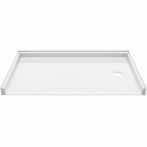 Ella's Bubbles 60″ × 36″ Roll‑In Wheelchair Accessible Shower Base – Left/Right Drain ELB6036 BF 1.0