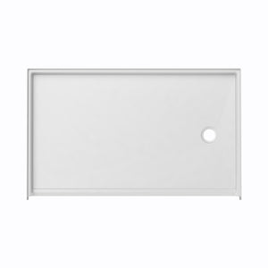 Ella's Bubbles 60″ × 36″ Roll‑In Wheelchair Accessible Shower Base – Left/Right Drain ELB6036 BF 1.0