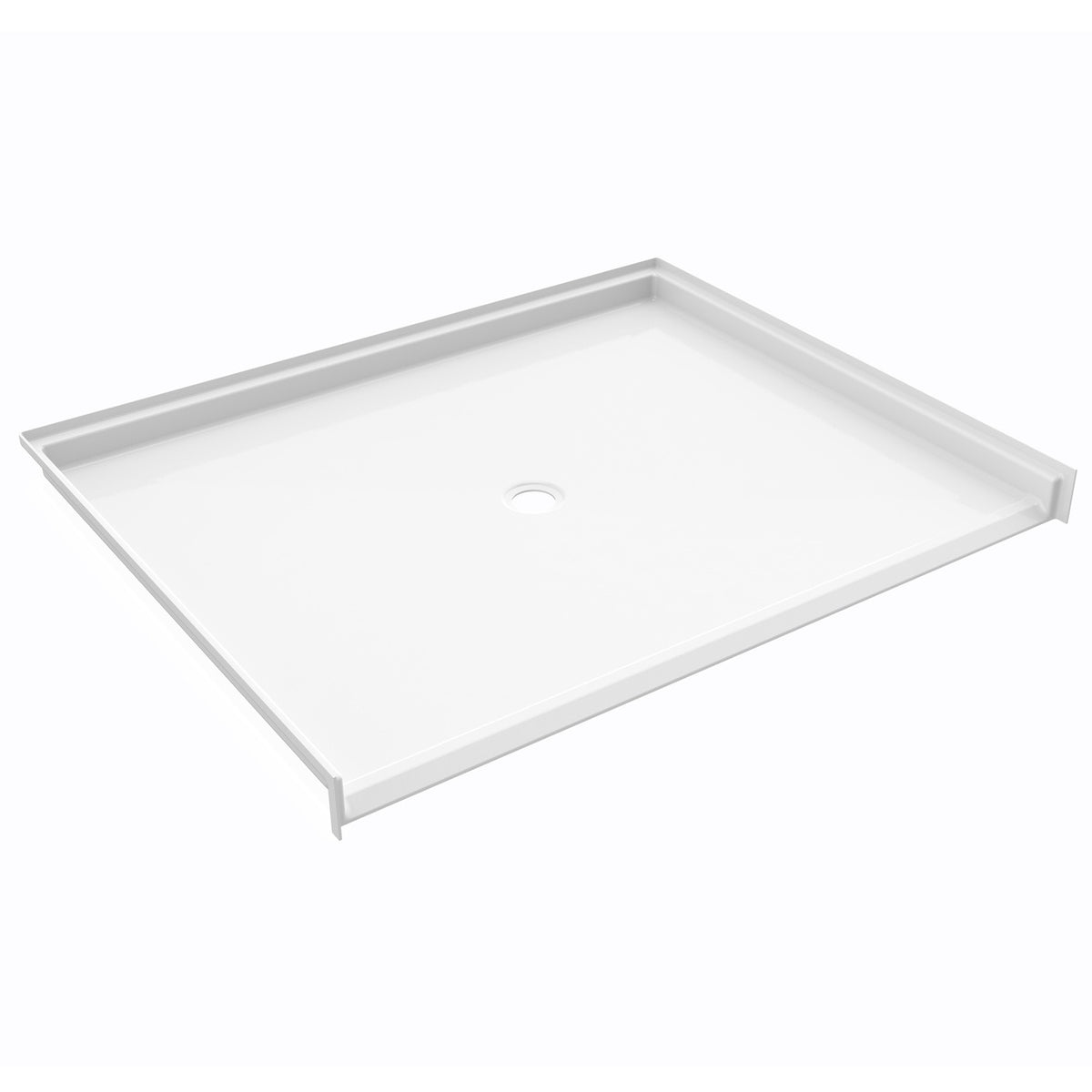 Ella's Bubbles “60″ × 48″ Roll‑In Wheelchair Accessible Shower Base – Center Drain ELB6048 BF 1.125 C